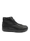 Leather Black Men's Boots