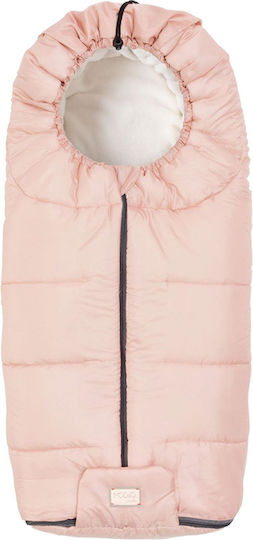 Nuvita Essential Universal Stroller Footmuff Pink with Fleece Lining 45cm