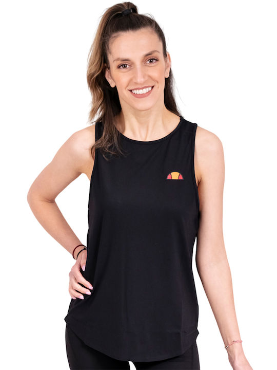 Ellesse Damen Sportliche Bluse Ärmellos Black (011)