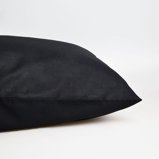 Ravelia Σεντόνι Ημίδιπλο με Λάστιχο 120x200+30εκ. Black