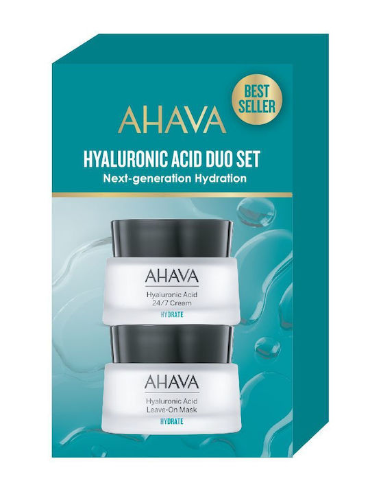 Ahava Hyaluronic Acid 24/7 Skin Care Set for Moisturizing & Αnti-ageing
