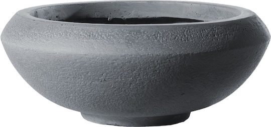 Supergreens Pot Ceramic Grey 43cm.