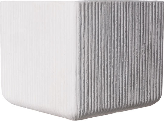 Supergreens Pot Ceramic White 37cm.