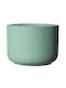 Supergreens Pot Ceramic Green Open 35cm.