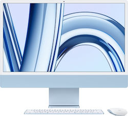 Apple iMac 24" 2023 (M3-8-Core/8GB/256GB SSD/GPU cu 8 nuclee/macOS) Blue GR