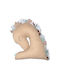 Bunny Bebe Handgefertigtes Dekokissen für Wiege Pferdchen Braun 30cm