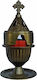 Agion Oros CHaitidis Candelabru Metalic 9x9x18εκ.