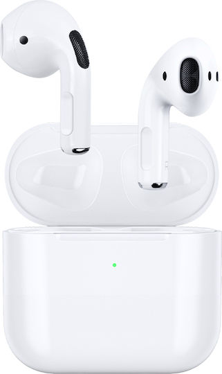 Wiwu Airbuds Lite Bluetooth Handsfree Ακουστικά με Θήκη Φόρτισης Λευκά