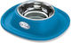 Georplast Edelstahl Schalen Futter & Wasser für Hund & Katze in Silber Farbe