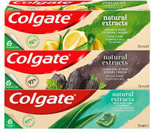 Colgate Toothpaste with Active Charcoal 3x75ml