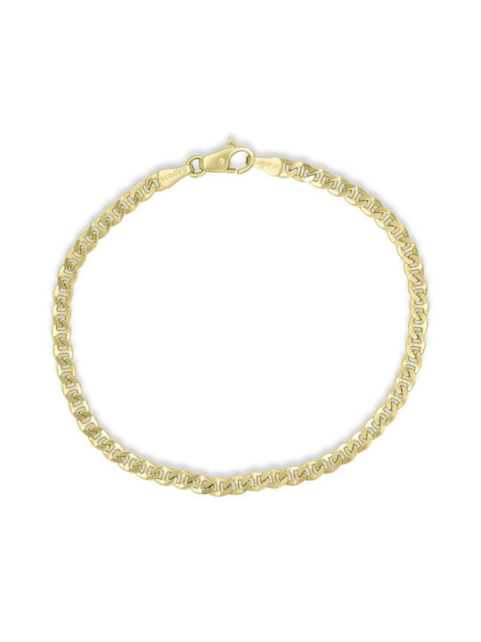 Fa Cad'oro Damen Armband Kette aus Gold 14K