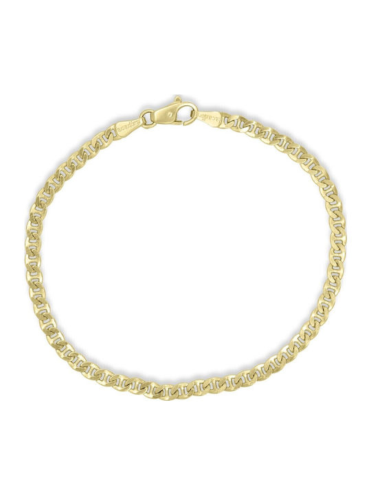 Fa Cad'oro Damen Armband Kette aus Gold 14K
