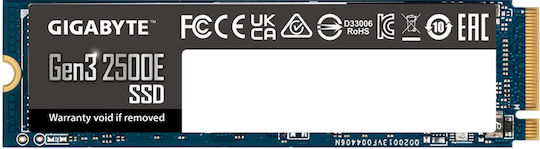 Gigabyte Gen3 2500E SSD 2TB M.2 NVMe PCI Express 3.0 G325E2TB