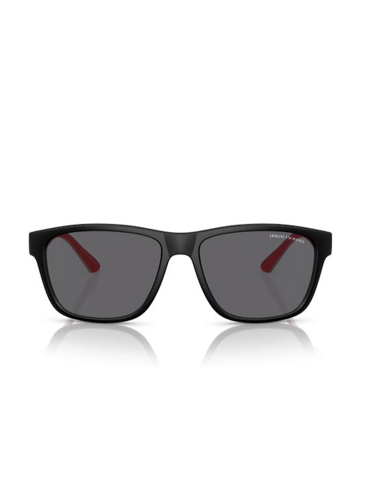 Armani Exchange Sonnenbrillen mit Schwarz Rahmen und Gray Polarisiert Linse AX4135S 807881