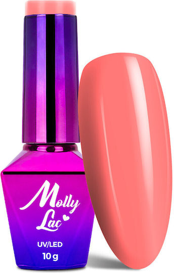 Molly Lac Ημιμόνιμο Βερνίκι Νυχιών sour cream Nr 128 10gr