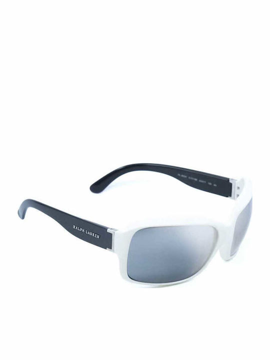 Ralph Lauren Men's Sunglasses with White Plasti...