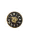 Iliadis Wanduhr Hölzernes Schwarz Ø35cm