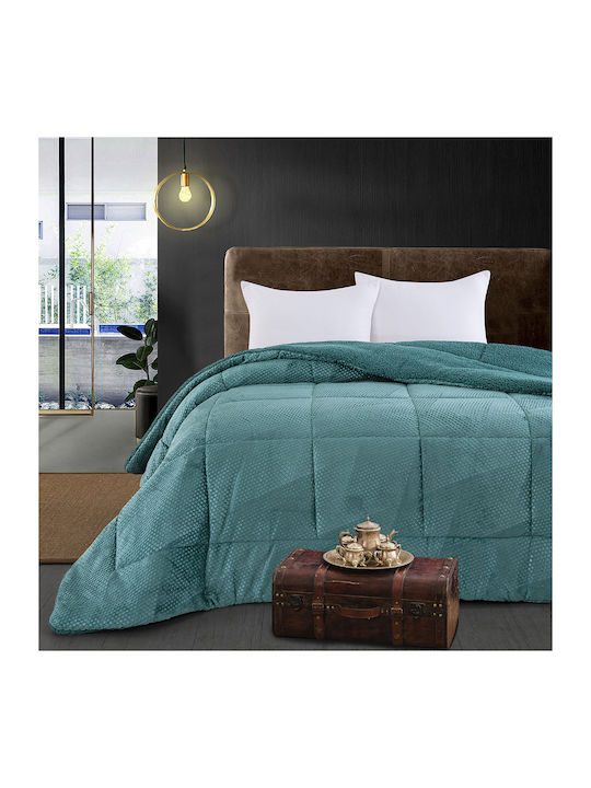 Beauty Home Duvet Cover Single 160x240cm Petrol Blue 11560KBPMMO 300 GSM