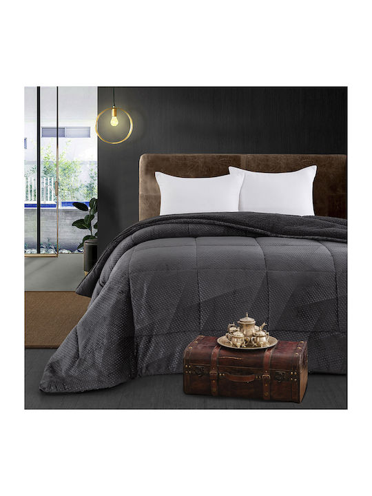 Beauty Home Duvet Cover Queen 220x240cm 11561 Charcoal 2023115610030