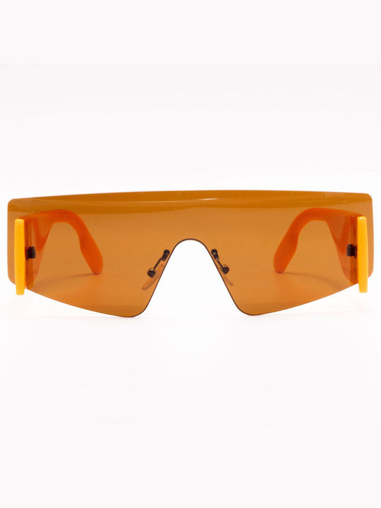 Olympus Sunglasses Sonnenbrillen mit Orange Rahmen und Gold Linse