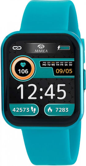 Marea B63003/2 Smartwatch mit Pulsmesser (Blue / Blue)
