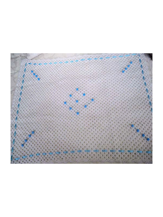 VS Home Blanket Nursery Swaddling Blankets Knitted Light Blue 95x70cm