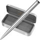 Parker Vector Pen Set Rollerball/Ballpoint Medium made of Steel Gray in a case