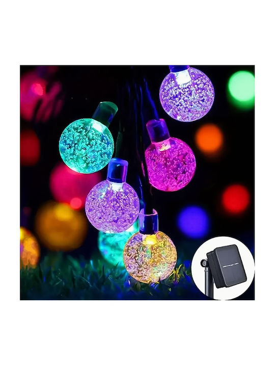 30 Christmas Lights LED Multicolor Solar in String