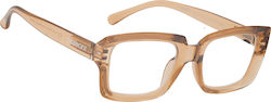 Oramont Women's Reading Glasses +1.75 in Beige color 9082 Oramont Women's Reading Glasses +1.75 in Beige color 9082