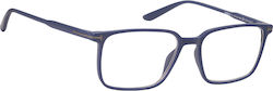 Oramont Lesebrille +3.50 in Blau Farbe 1152
