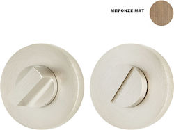 Zogometal Door Handle WC Bronze