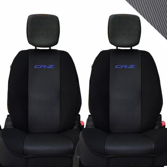 Spătar Auto 2buc Piele sintetica Negru