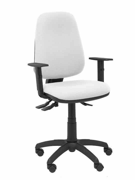 Sierra S Reclining Office Chair with Fixed Arms White P&C