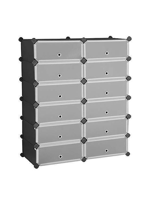 Material plastic Organizator de pantofi 40x30x17cm