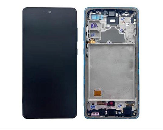 Samsung Screen with Touch Mechanism for Galaxy A72 (Blue)