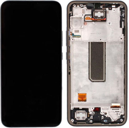 Samsung Οθόνη με Μηχανισμό Αφής για Galaxy A34 (Μαύρο)