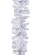 Weihnachtliche Girlande Plastik 240 Zweige Weiß 35x35cm 1Stück