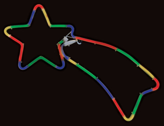 Lianos 80led Stabil Crăciunesc Decorativ Suspendata Stea Plastic Multicolor 55x130buc 1buc