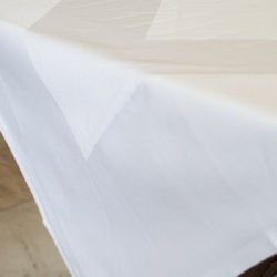 Palatex Τablecloth Weiß 150x150cm