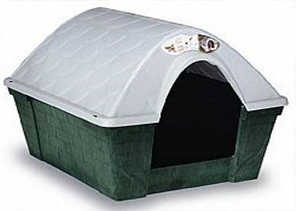Felice Dog House Plastic Indoor Green 82x68x62cm