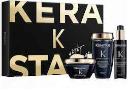 Kerastase Chronologiste - Limited Edition Σετ Θεραπείας Μαλλιών με Σαμπουάν, Μάσκα και Θερμοπροστασία 3τμχ
