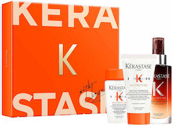 Kerastase Women's Travel Hair Care Set with Shampoo / Serum / Heat Protection 3x80ml