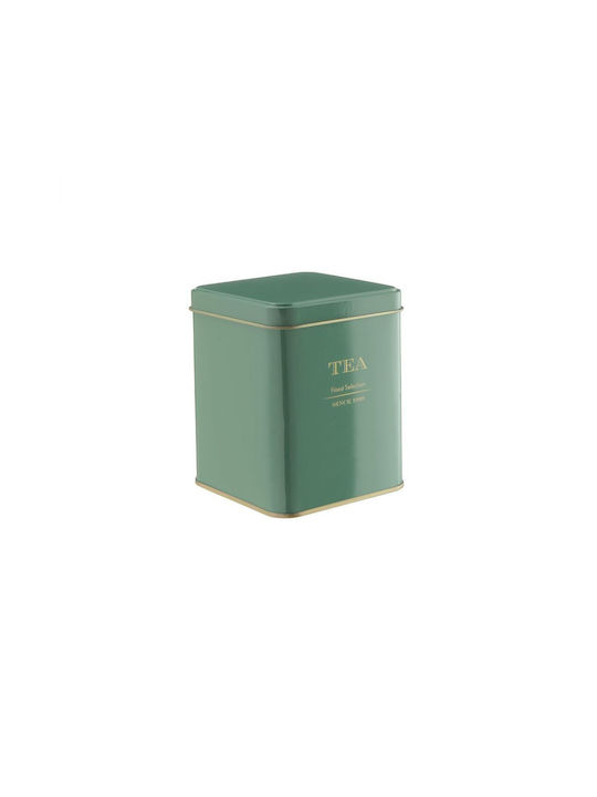 Butlers Box für Tee mit Deckel Metallisch Grün 790ml