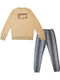 Paco & Co Winter Women's Pyjama Set Velvet Beige