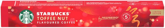 Starbucks Κάψουλες Espresso Toffee Nut Συμβατές με Μηχανή Nespresso 10caps 8445290453433