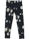 Papu Kinder Leggings Lang Schwarz