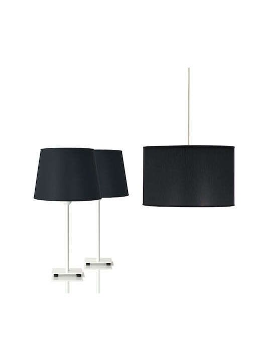 Veis Bedroom Combo Κρεμαστό Φωτιστικό Μαύρο