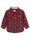 Kids Checked Shirt Red