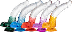 Ρεαλιστικό Dildo με Όρχεις και Βεντούζα Μπλε