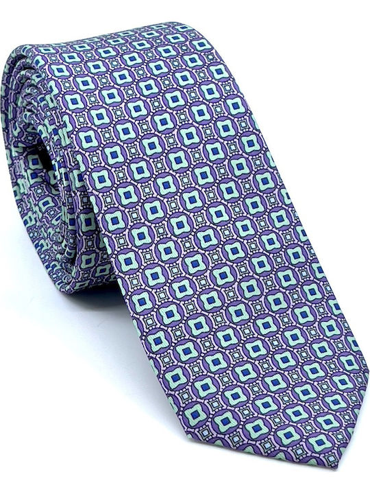 Legend Accessories Silk Men's Tie Monochrome Turquoise